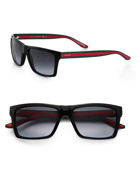 black Gucci sunglasses for men